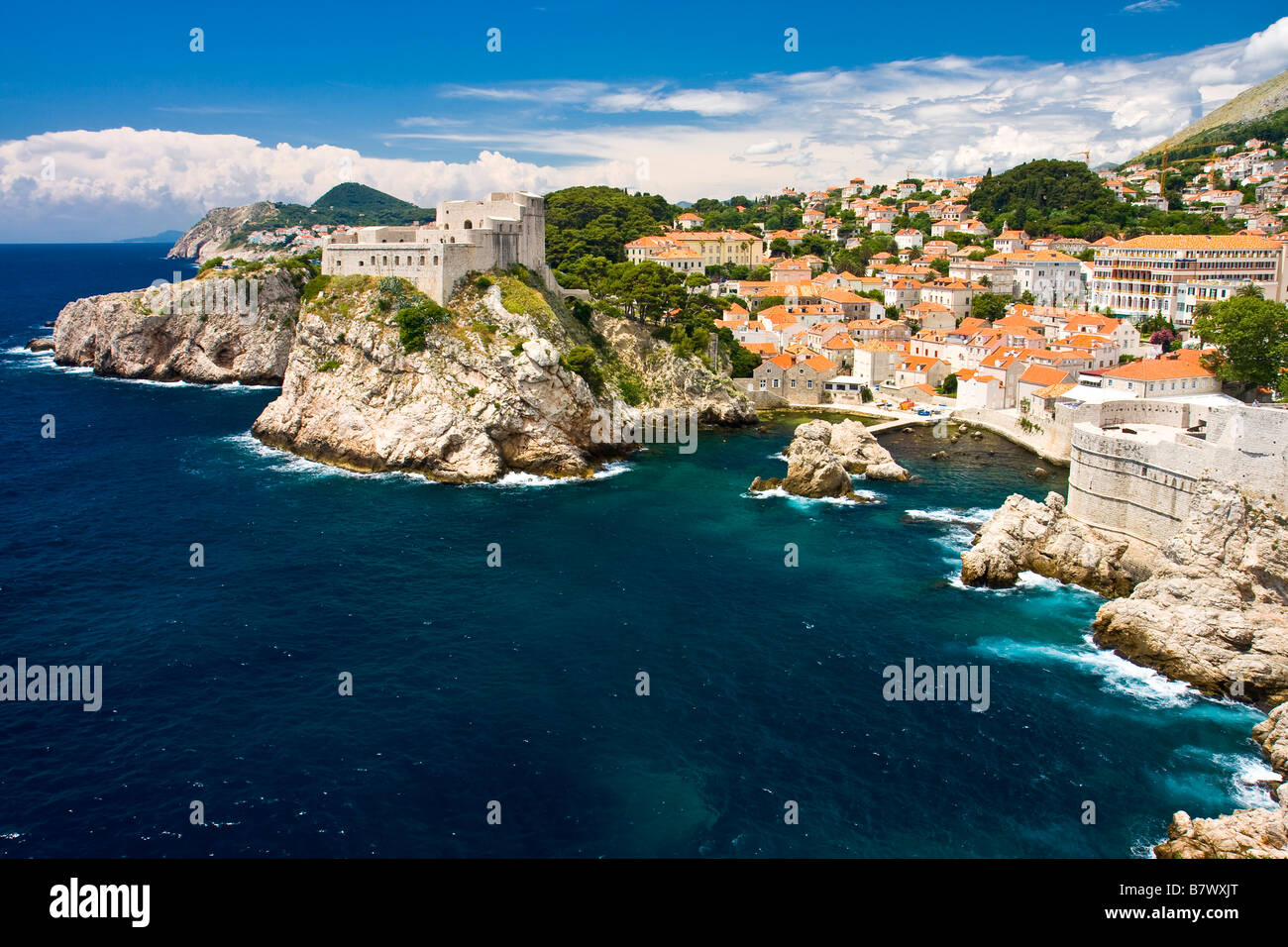 Dubrovnik Kroatien Stockfoto