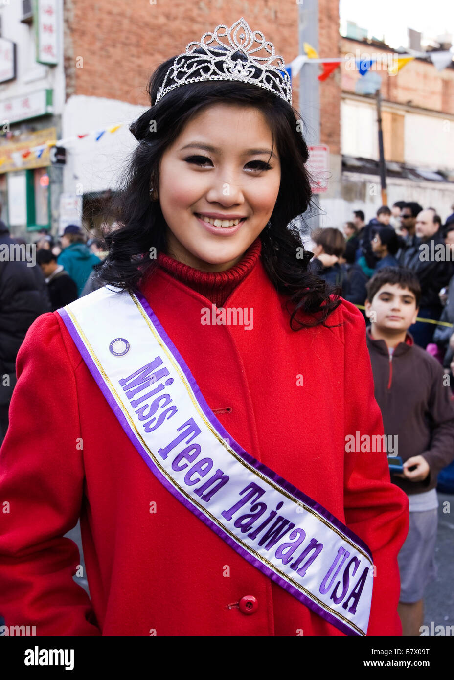 Miss Teen Taiwan USA Stockfoto