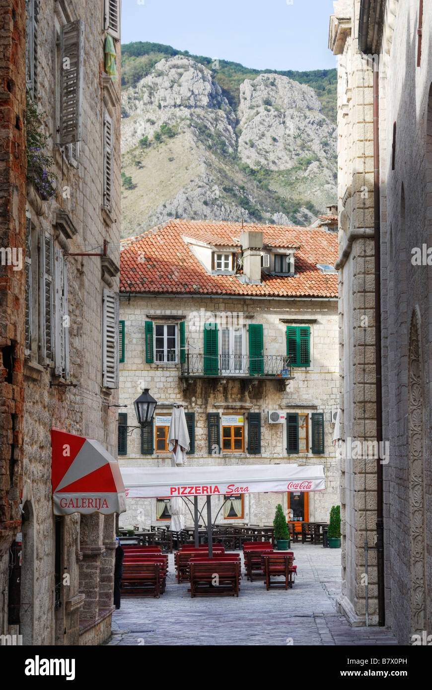Altstadt, Kotor, Montenegro Stockfoto