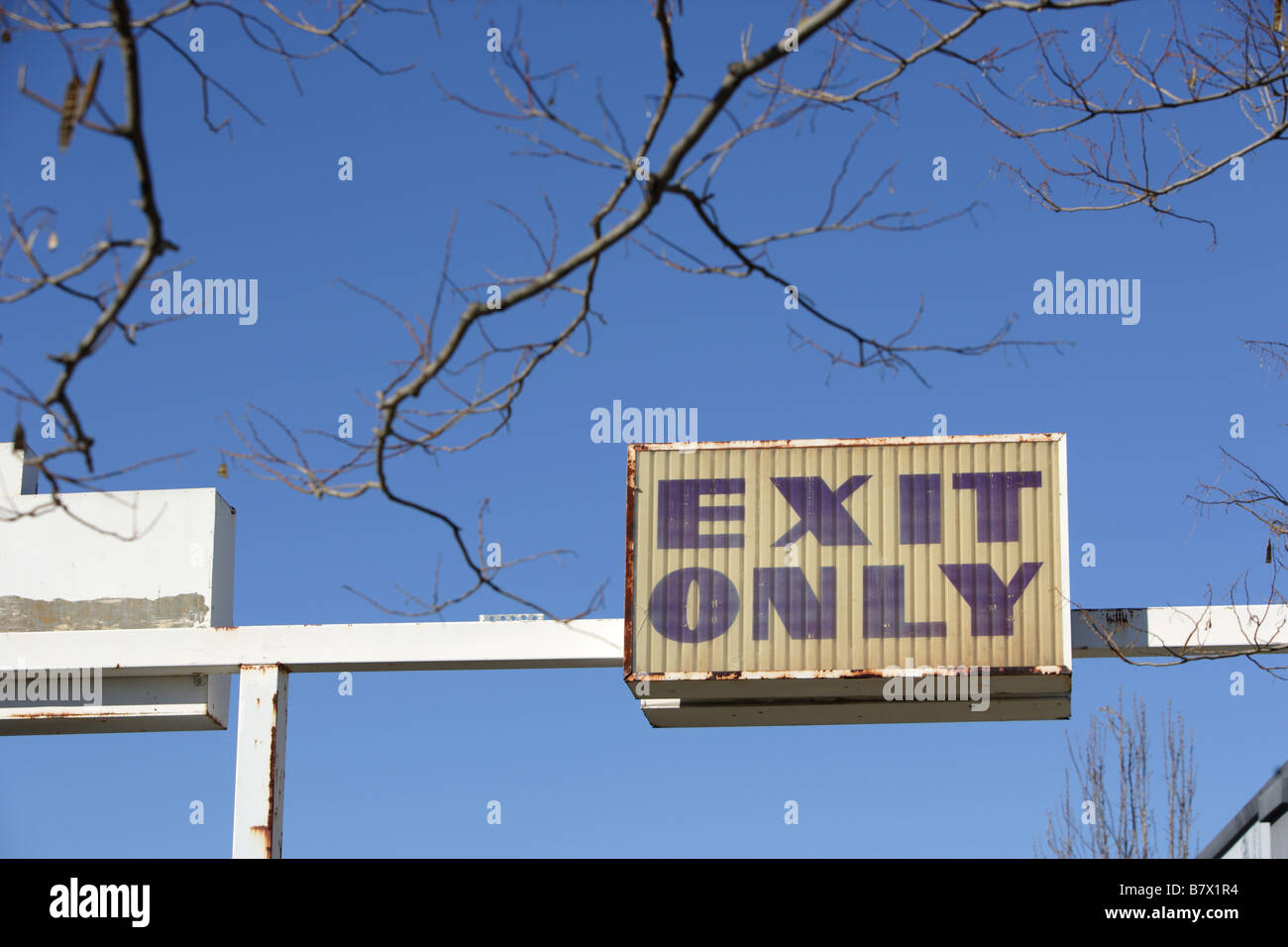 Das Ausgangsschild Stockfotos Und Bilder Kaufen Alamy