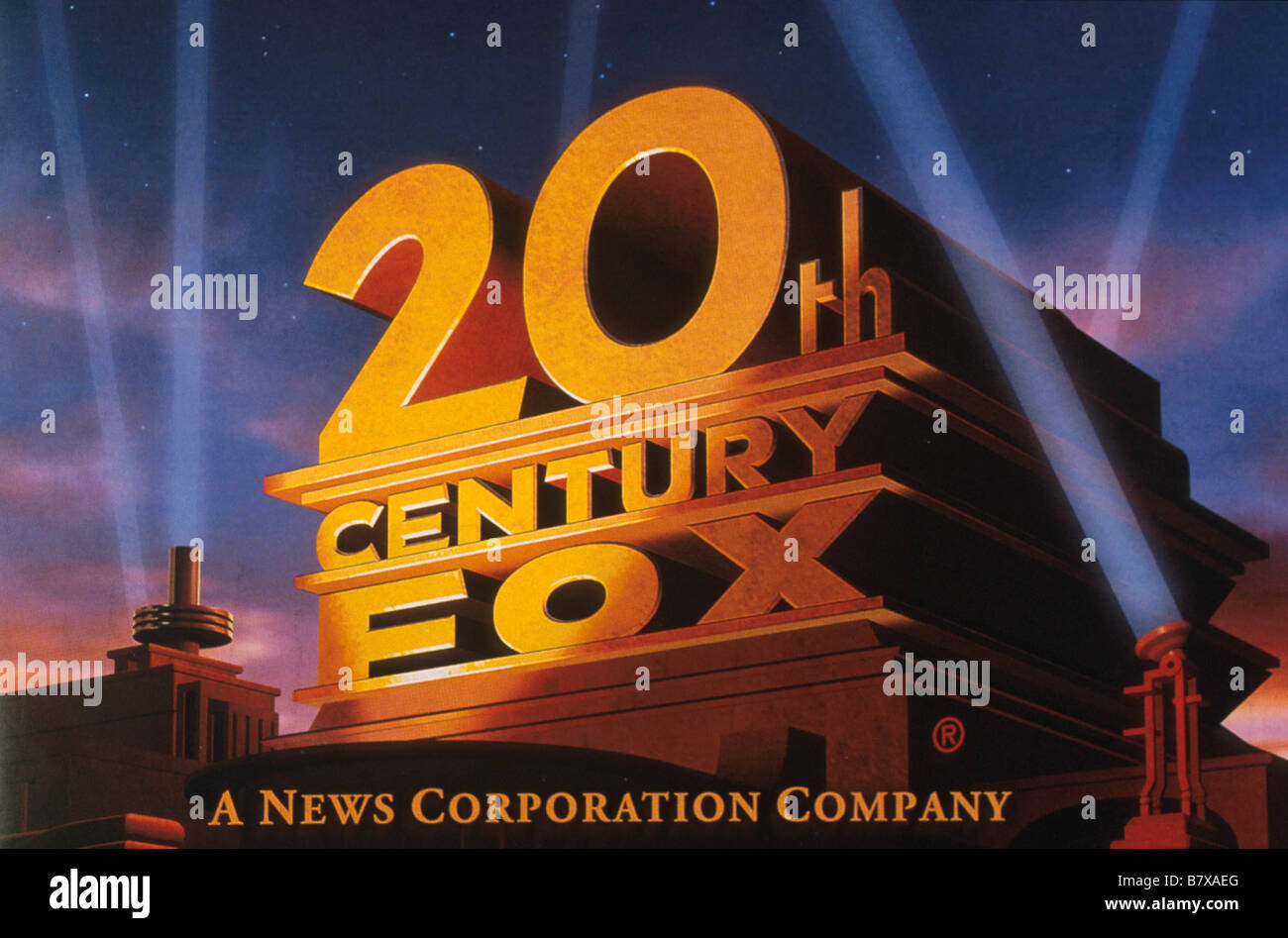 20. Jahrhundert-Fuchs Logo Logo fox 20 Jahrhundert Sigle-20. Jahrhundert-Fuchs Stockfoto