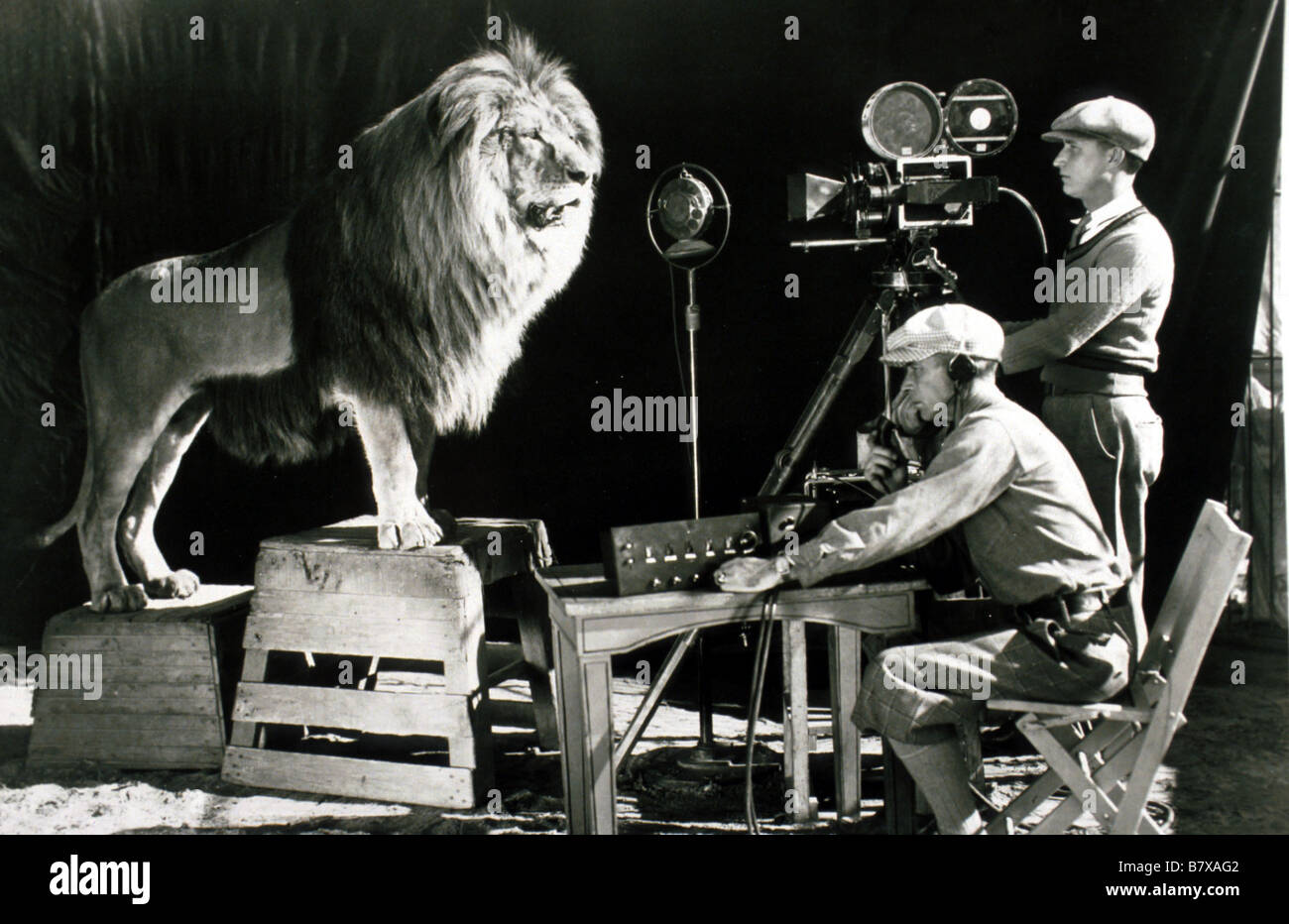 Studio MGM studio MGM tournage auf dem Set sigle MGM Jahr: Metro Goldwyn Mayer MGM-Studio Stockfoto