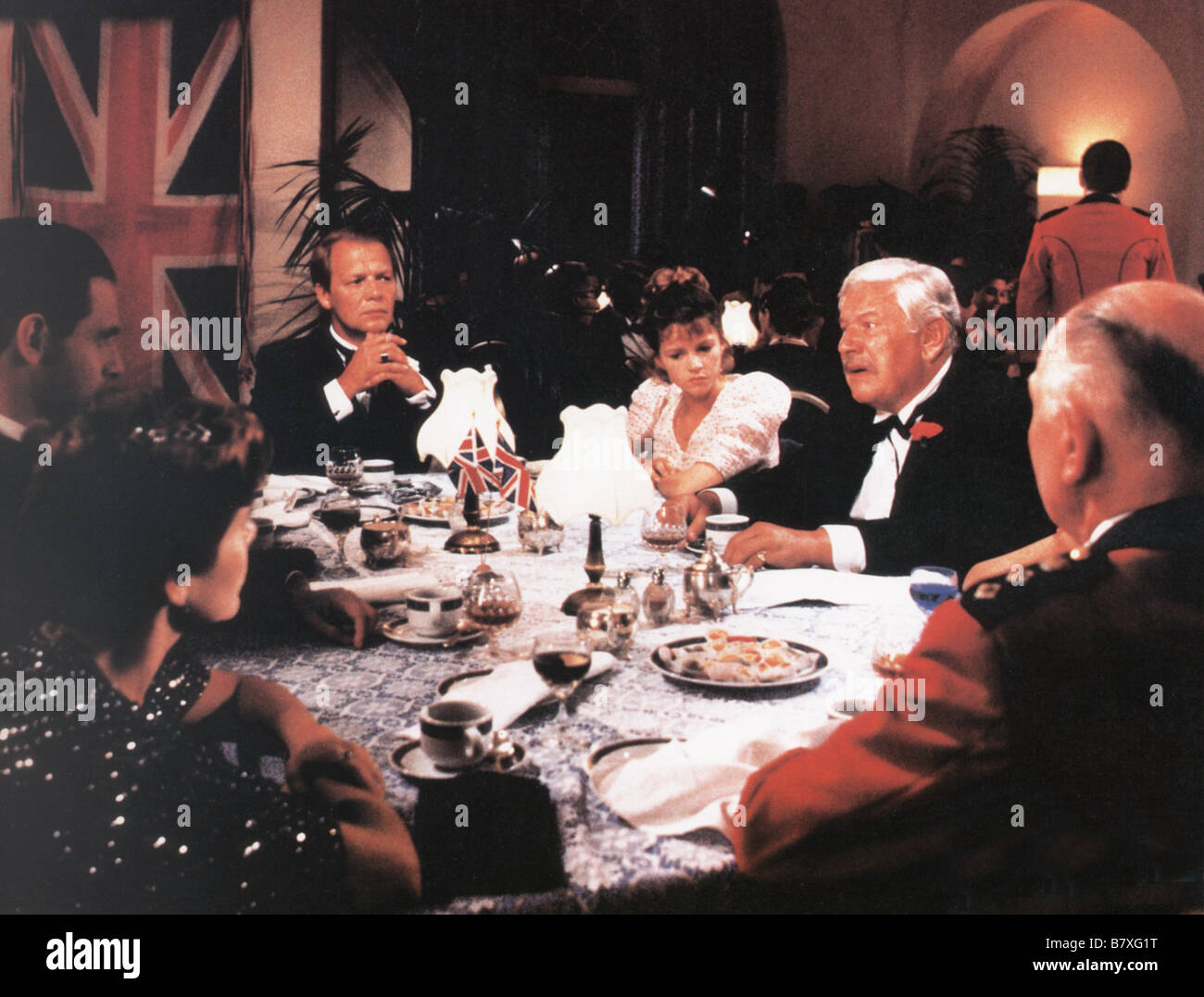 Termin mit dem Tod Jahr: 1988 Regie: Michael Sieger Peter Ustinov, nach Agatha Christie basiert Stockfoto