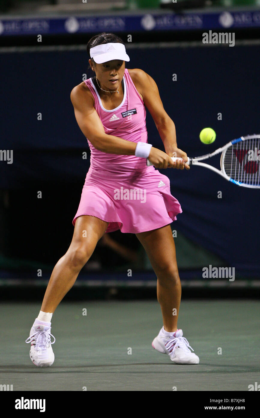 Ayumi Morita JPN 29. September 2008 Tennis AIG Japan Open Tennis Championships 2008 Damen Einzel bei Ariake Kolosseum Tokyo Japan Foto von Daiju Kitamura AFLO SPORT 1045 Stockfoto