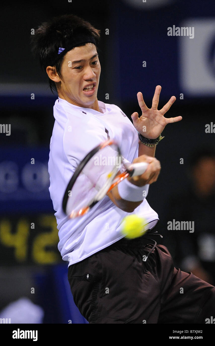 Kei Nishikori JPN 30. September 2008 Tennis AIG Japan Open Tennis Championships 2008 Herren Einzel Ariake Kolosseum Tokyo Japan Foto von Daiju Kitamura AFLO SPORT 1045 Stockfoto