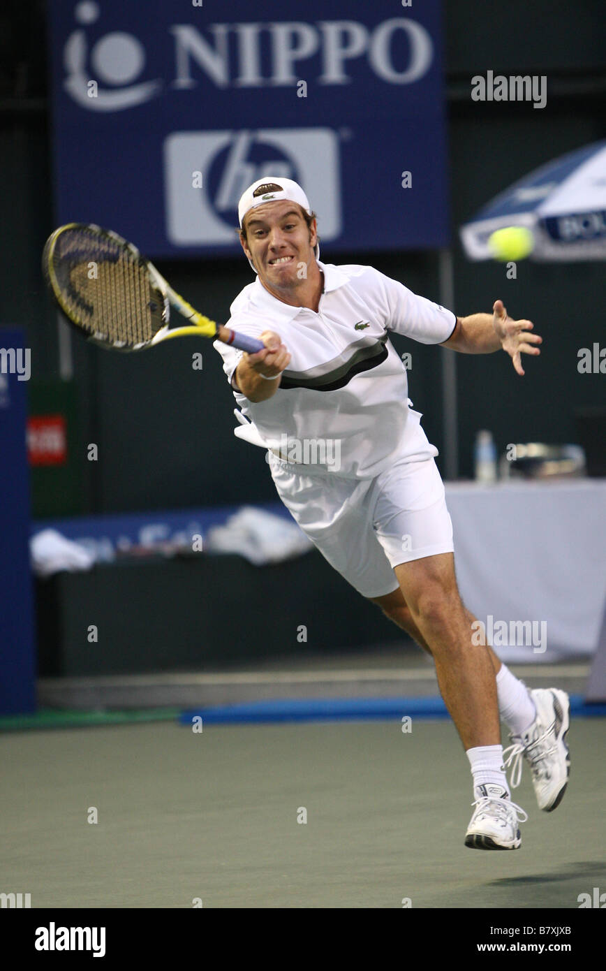 Richard Gasquet FRA 1. Oktober 2008 Tennis AIG Japan Open Tennis Championships 2008 Herren Einzel in Tokio Ariake Kolosseum Stockfoto