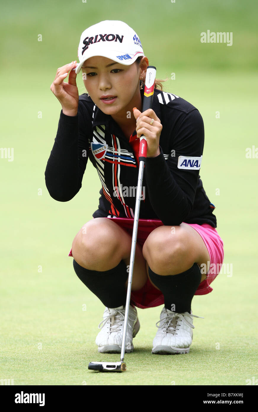 Sakura Yokomine JPN 5. Oktober 2008 Golf Japan Womens Open Golf Championship 2008 auf Shiun Golf Club Niigata Japan Foto von YUTAKA AFLO SPORT 1040 Stockfoto
