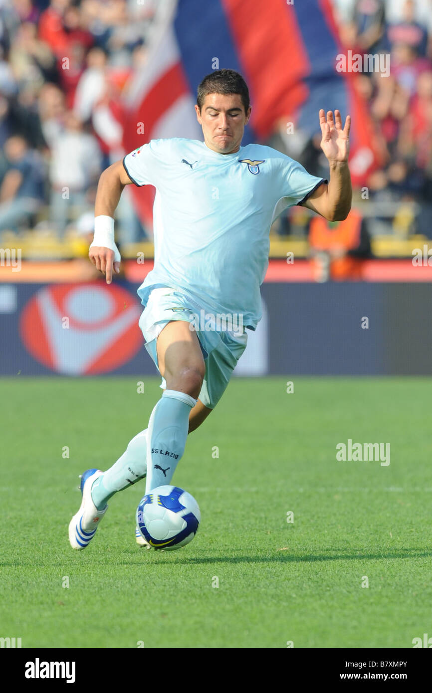 Aleksander Kolarov Lazio 19. Oktober 2008 Fußball Italien Serie A Spiel zwischen Bologna und SS Lazio am Renato Dall Ara-Stadion in Bologna-Italien-Foto von Enrico Calderoni AFLO SPORT 0391 Stockfoto