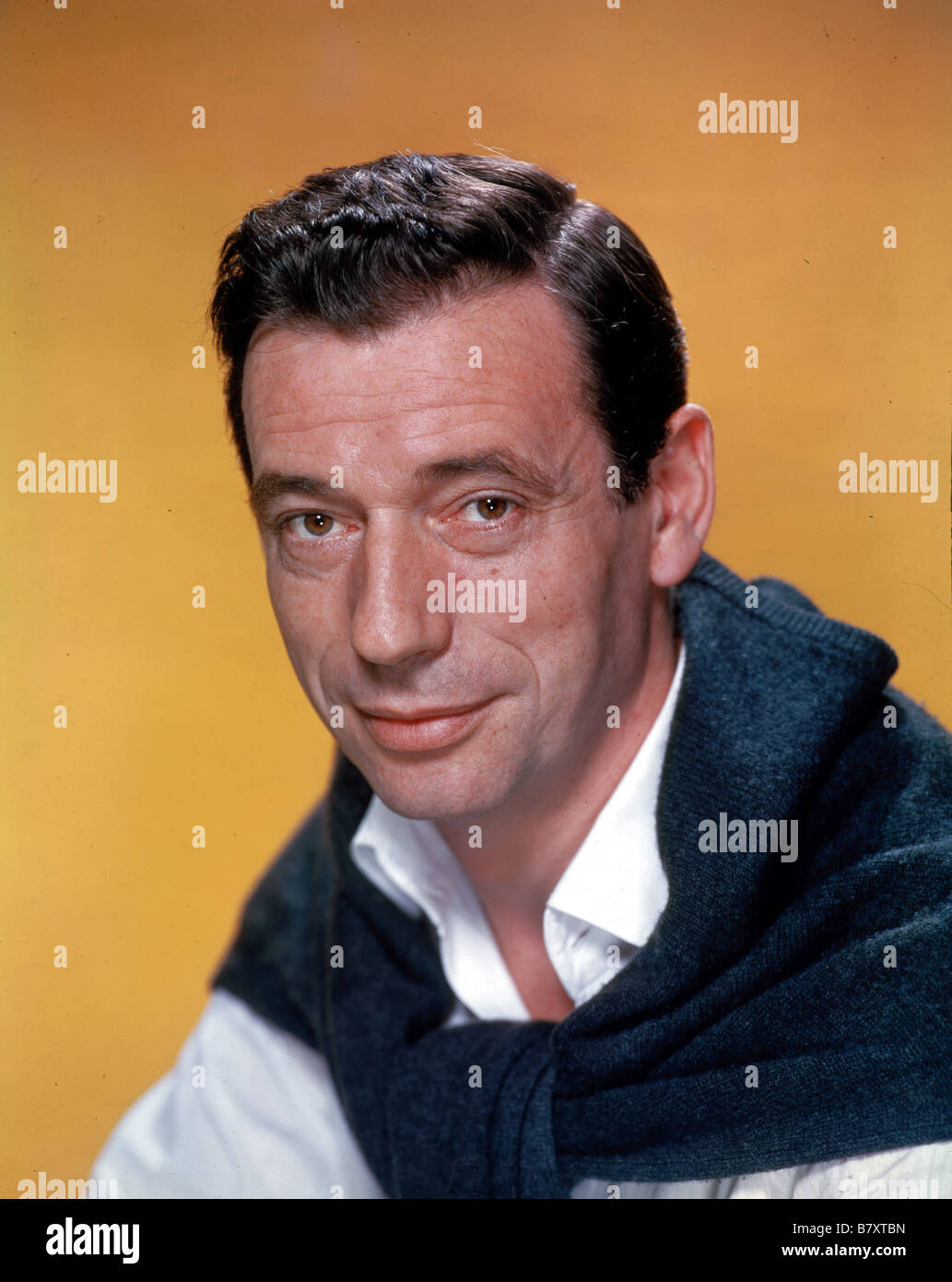 Yves Montand französischer Schauspieler, ursprünglich Italienische 1950 s Stockfoto