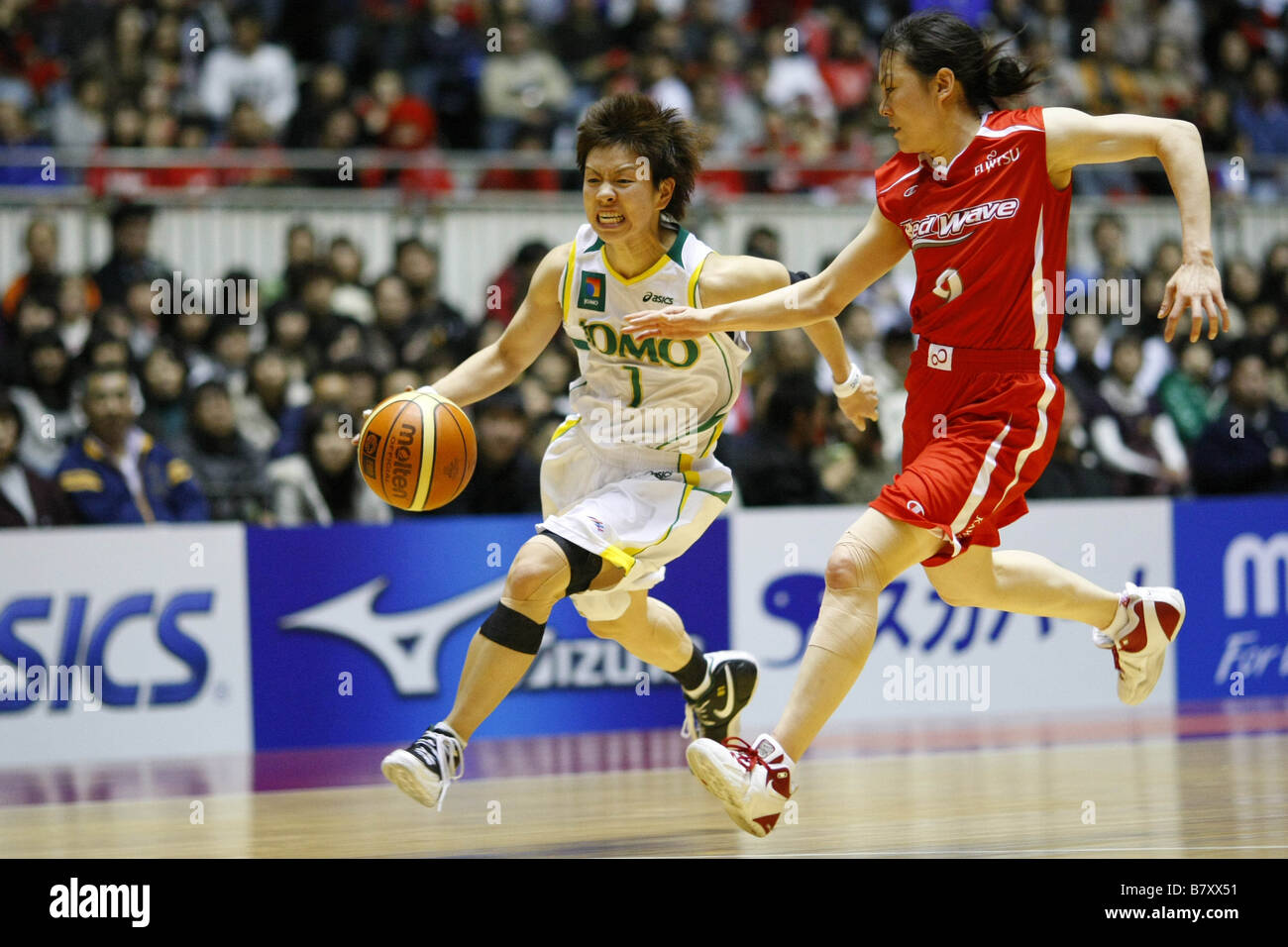 Yuko Oga JOMO 11. Januar 2009 Basketball 84. Kaiser Weltmeisterschaft 75. Kaiserin CUP alle JAPAN BASKETBALL CHAMPIONSHIP 2009 Damen Stockfoto