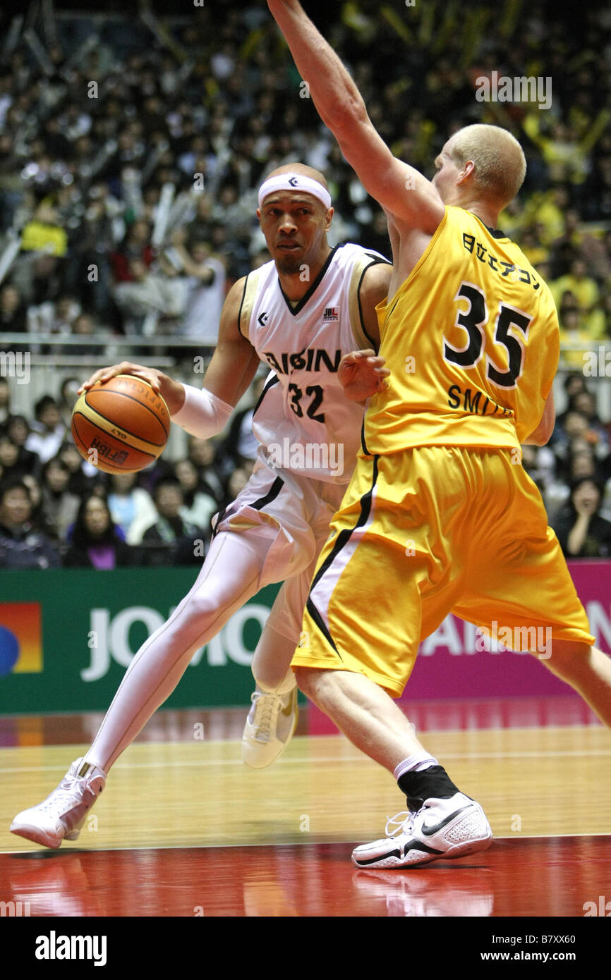 JR Sakuragi Seepferdchen 12. Januar 2009 Basketball 84. EMPERORS CUP 75. Kaiserin CUP alle JAPAN BASKETBALL CHAMPIONSHIP 2009 Herren Finale match zwischen AISIN Seepferdchen 65 48 HITACHI Sunrockers am 1. Yoyogi Gymnasium Tokyo Japan Foto von Akihiro Sugimoto AFLO SPORT 1080 Stockfoto