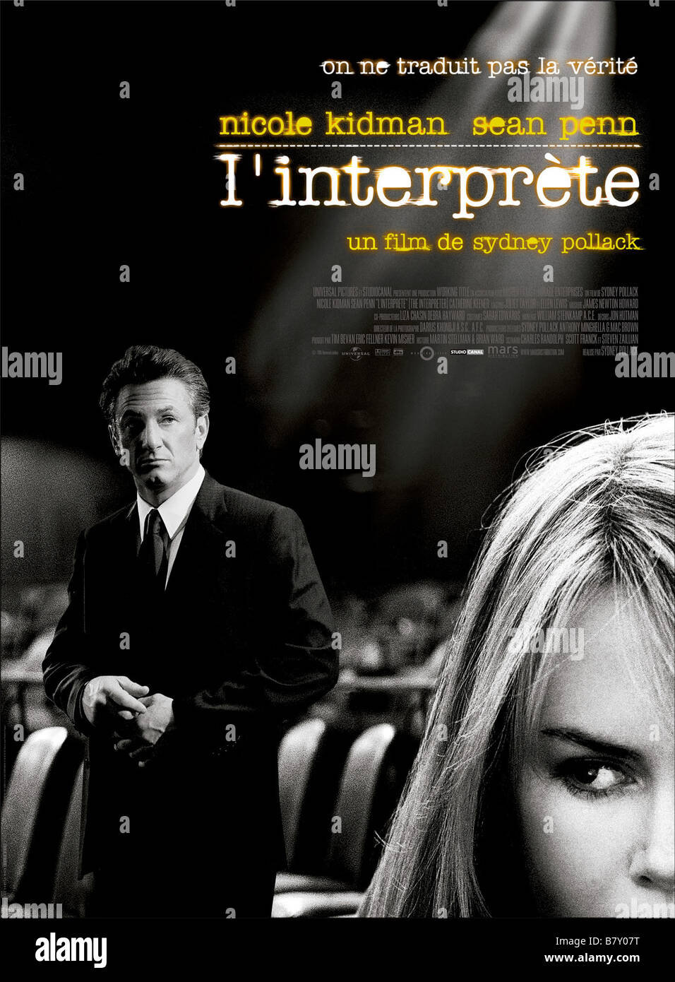 Der interpreter Jahr: 2005 USA/Großbritannien Affiche, poster Regie: Sydney Pollack Stockfoto