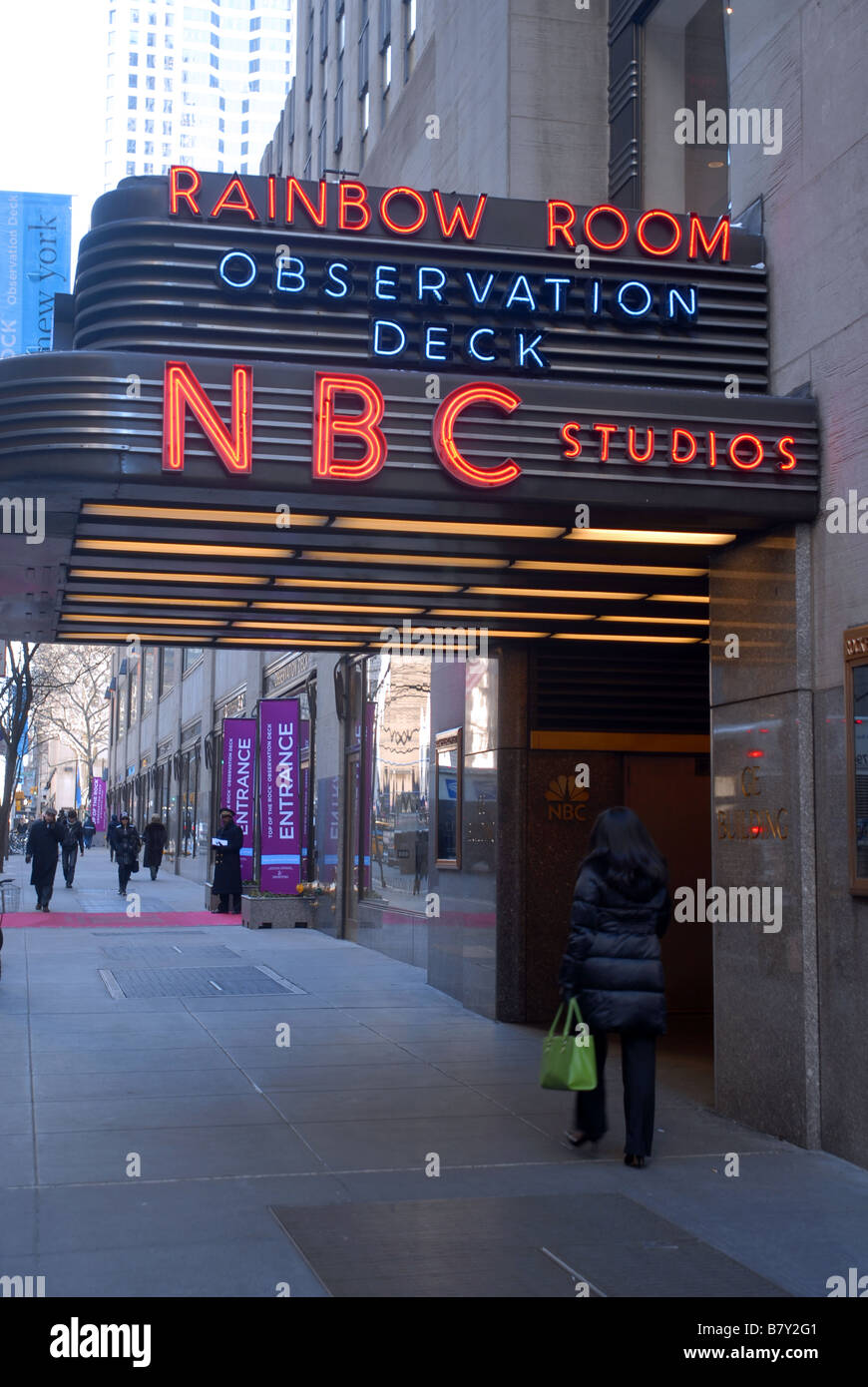 The Rainbow Room New York Stockfotos The Rainbow Room New