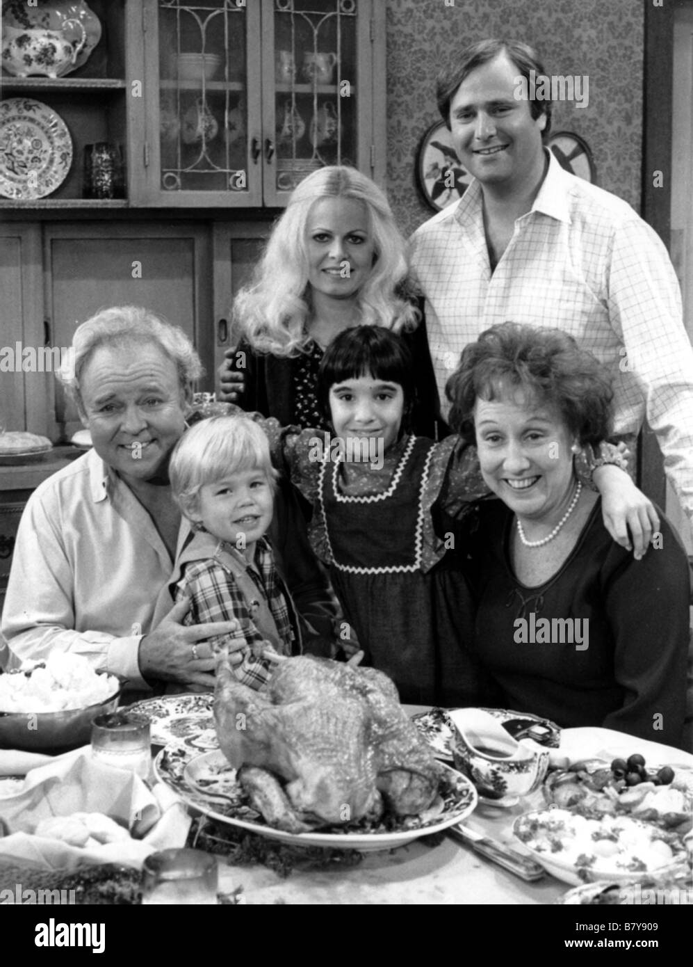 Archie Bunker Ort archie Bunker Ort Jahr: 1979 - [TV-Serie 1979-1983] usa Carroll O'Connor, Dick Billingsley, Danielle Brisebois, Sally Struthers, Rob Reiner, Jean Stapleton Regie: Gabrielle Beaumont Paul Bogart Stockfoto