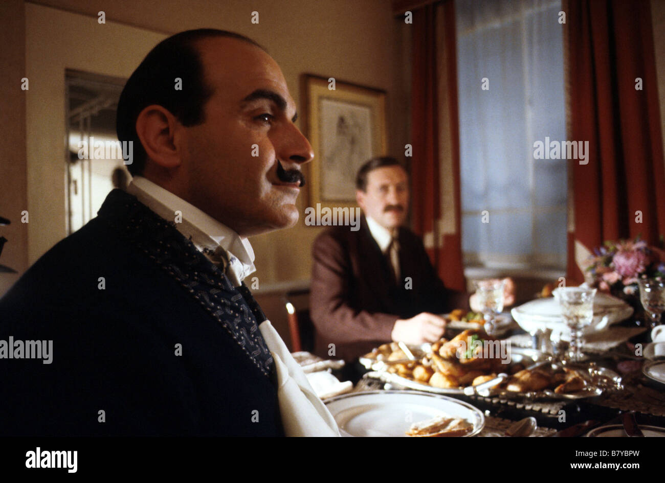 Hercule Poirot Jahr: Série tv - Hercule Poirot Jahr: TV-Serie - David Suchet Stockfoto