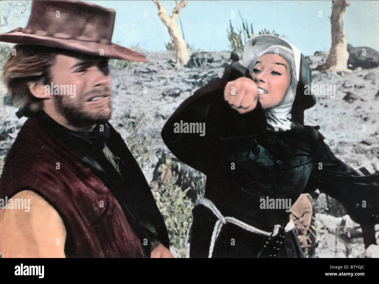 Zwei Maultiere für Schwester Sara Jahr: 1970 USA/Mexico Clint Eastwood, Shirley MacLaine Regie: Don Siegel Stockfoto