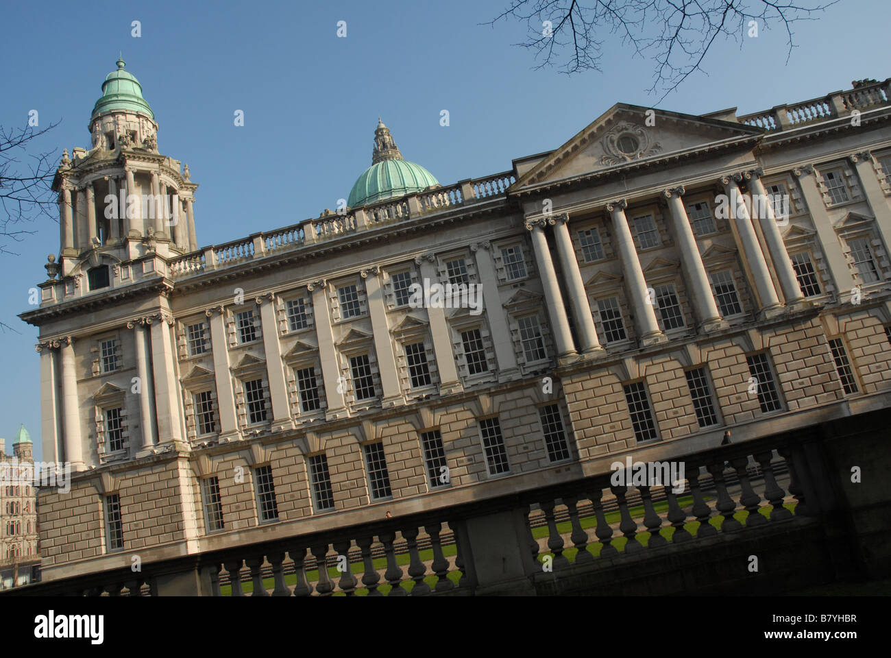 Der Belfast City Hall ist das bürgerliche Gebäude des Stadtrates von Belfast Stockfoto