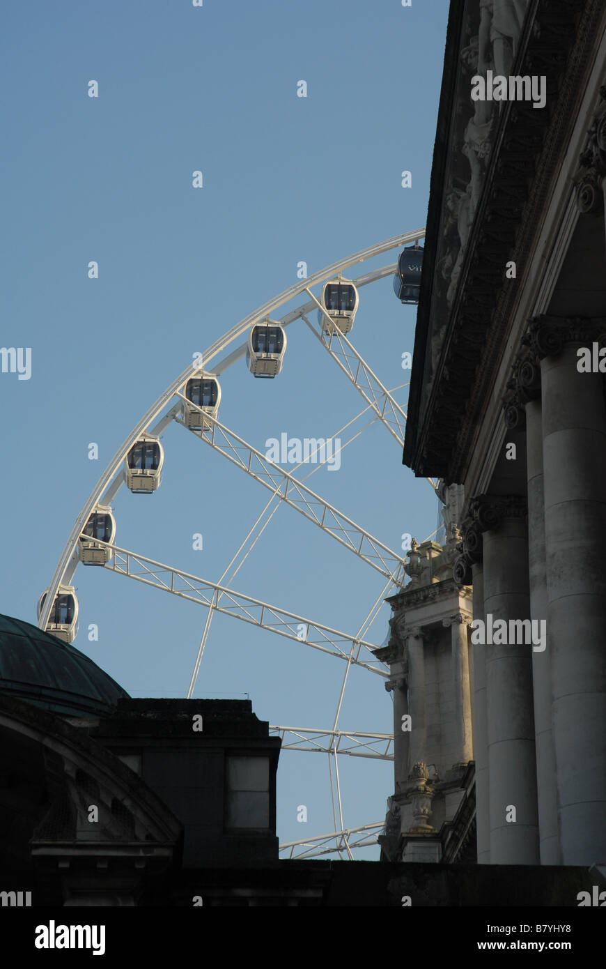 Der Belfast City Hall ist das bürgerliche Gebäude des Stadtrates von Belfast. Stockfoto