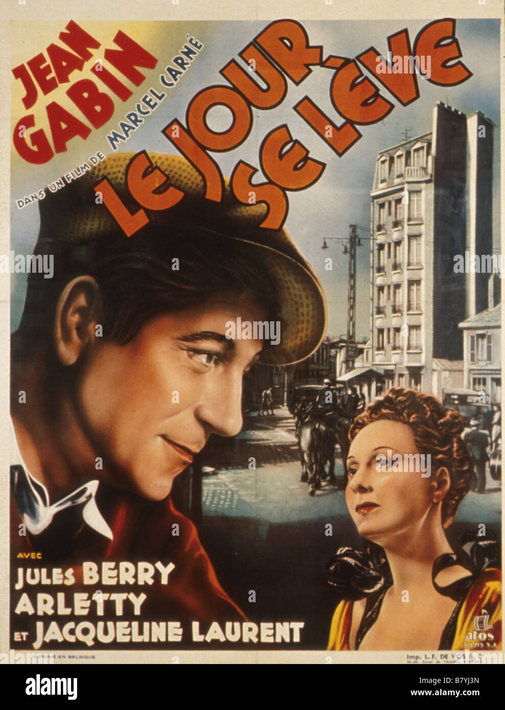 Le Jour se lève Jahr: 1939 - Frankreich Regie: Marcel Carné Poster Stockfoto