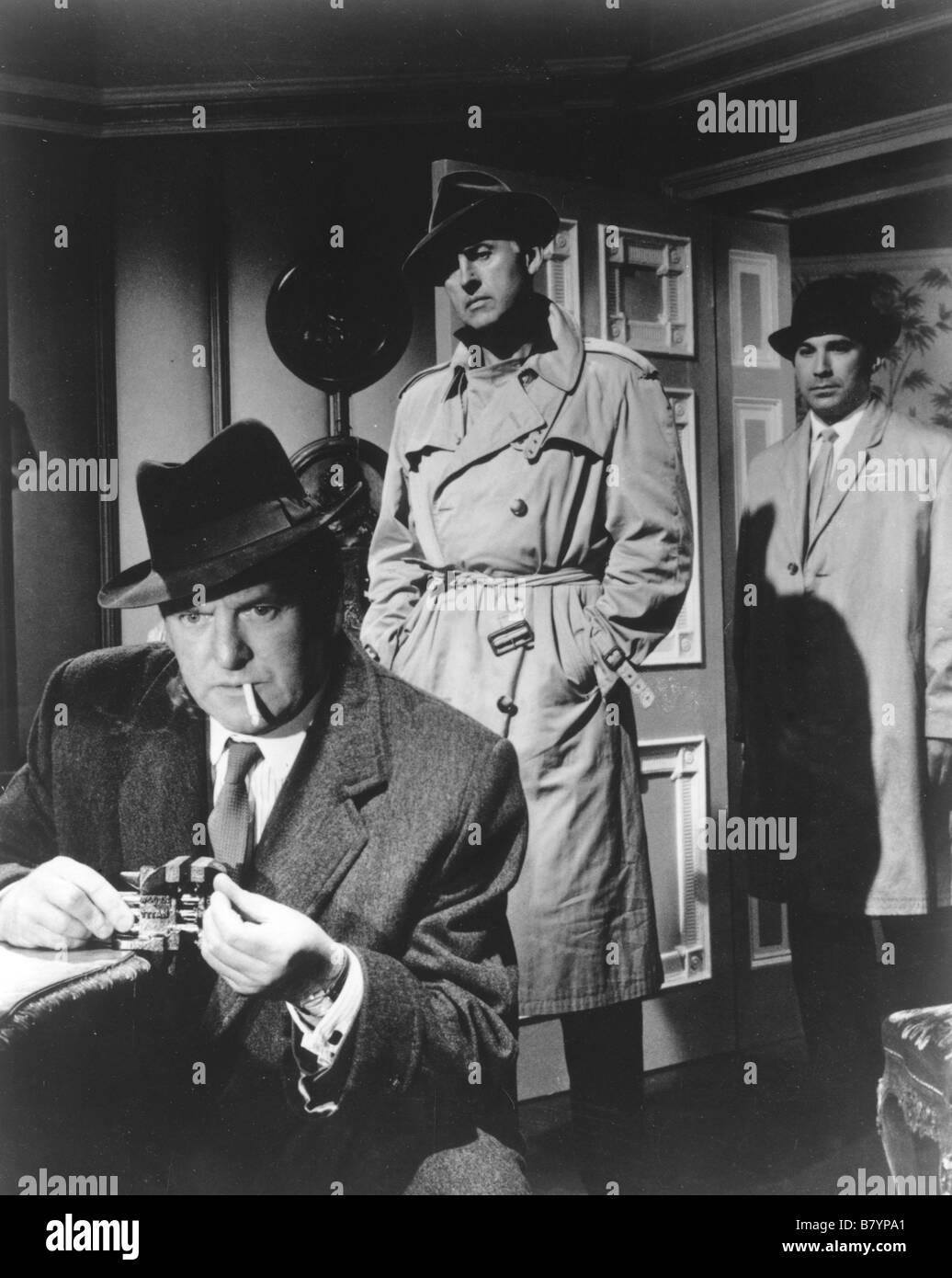 Scotland Yard contre X Das Geheimnis Partner Jahr: 1961-uk Stewart Granger, Bernard Lee Regie: Basil Dearden Stockfoto
