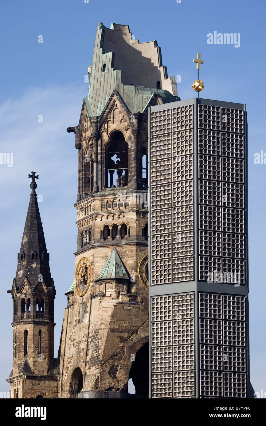 Kaiser Wilhelm Gedachtnis Kirche, Berlin, Deutschland Stockfoto