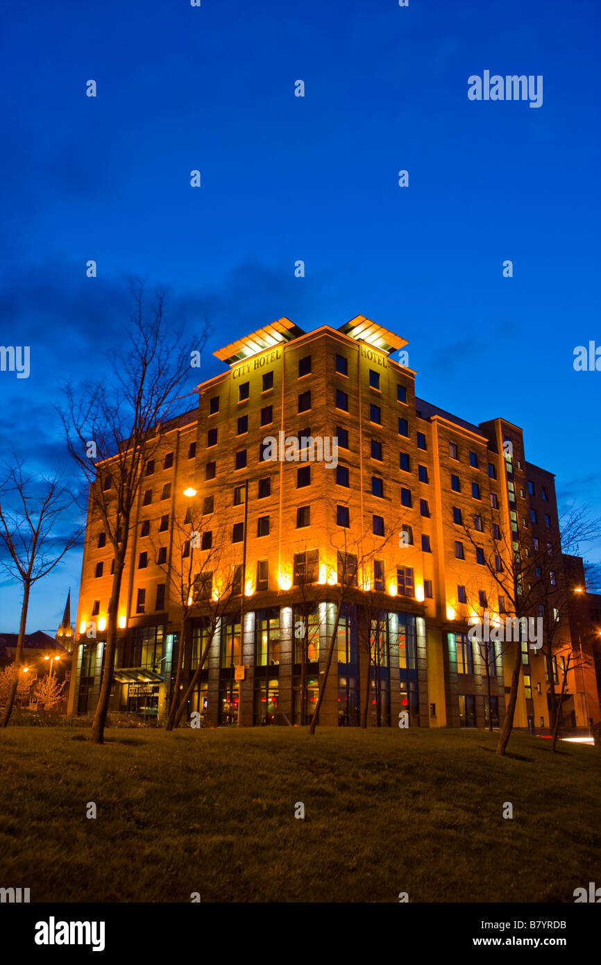 City Hotel Derry Irland Stockfoto