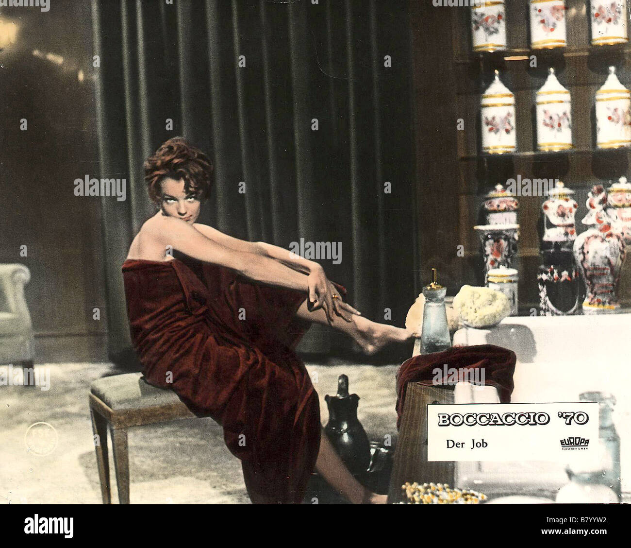 Boccaccio 70 Segment 'il Lavoro" Jahr: 1962 Italien/Frankreich Regisseur: Luchino Visconti Romy Schneider Stockfoto