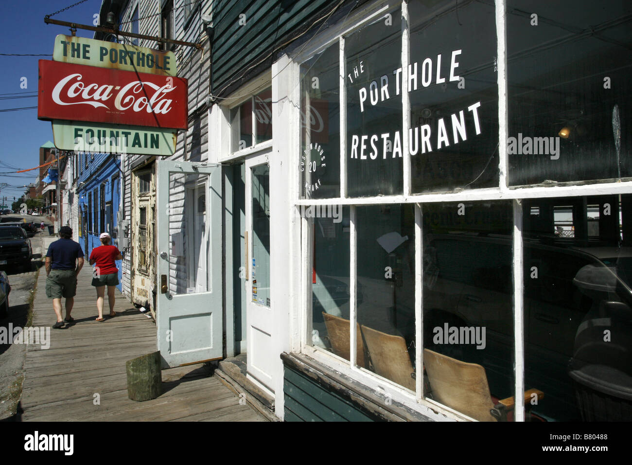 Das Bullauge Restaurant, Portland, Maine, USA Stockfoto