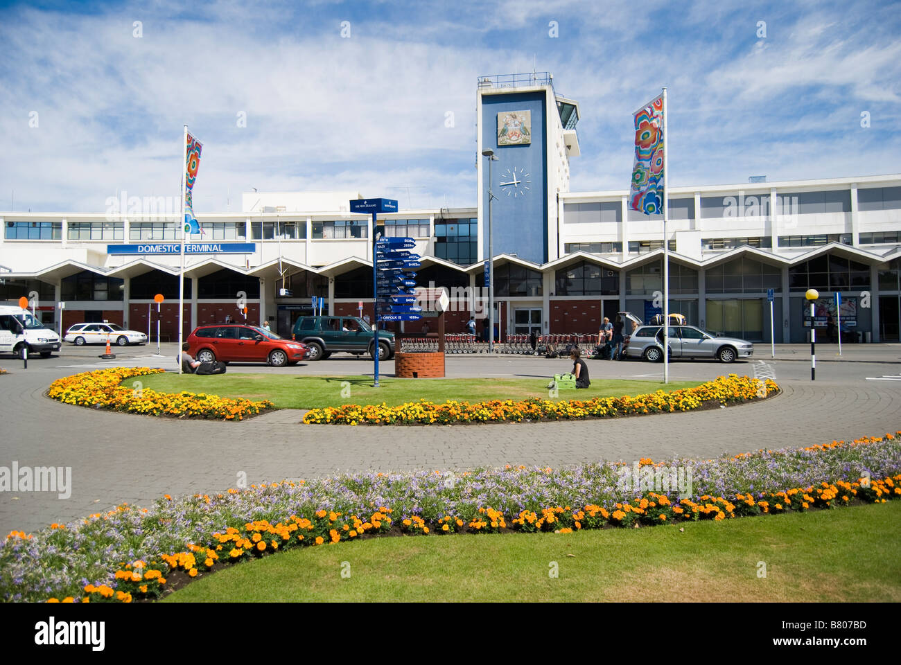 Christchurch International Airport, Harewood, Christchurch, Canterbury, Neuseeland Stockfoto