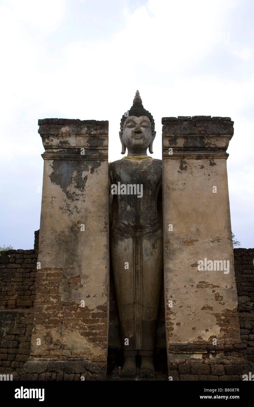 Sukhothai, Thailand, Buddha-statue Stockfoto