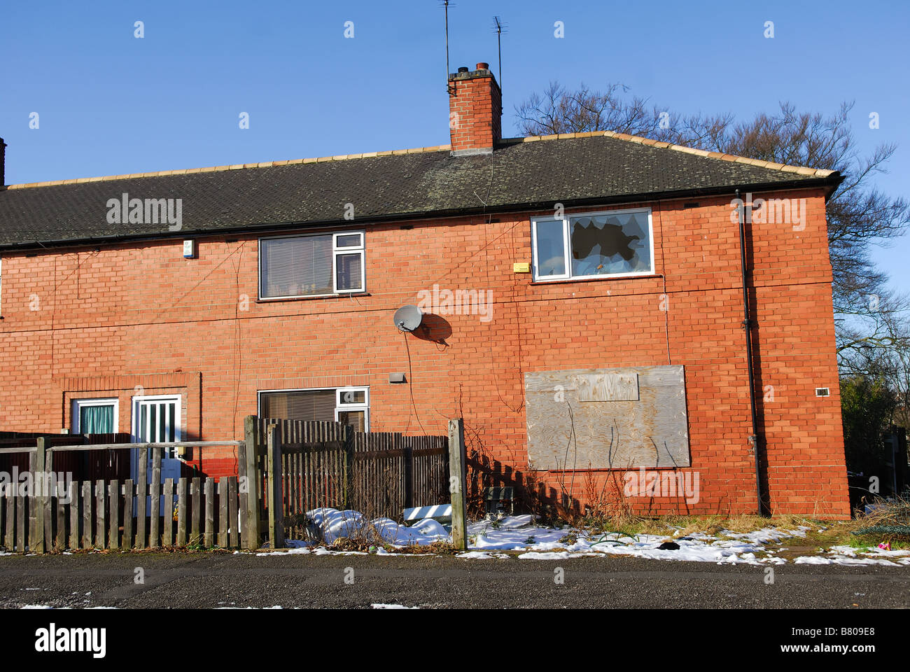 Nottingham Rat Haus Estate(broxtowe). Stockfoto