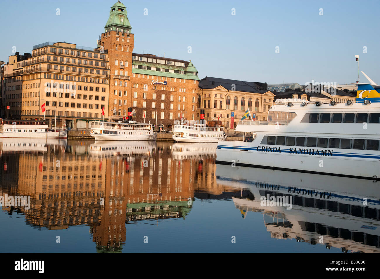 SAS Radisson Hotel in Stockholm Stockfoto