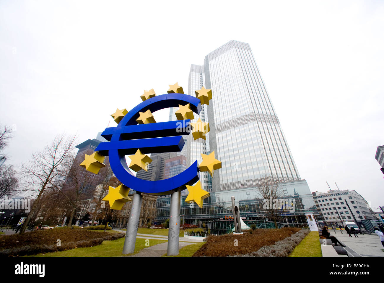 Sitz Der Europaischen Zentralbank Fotos