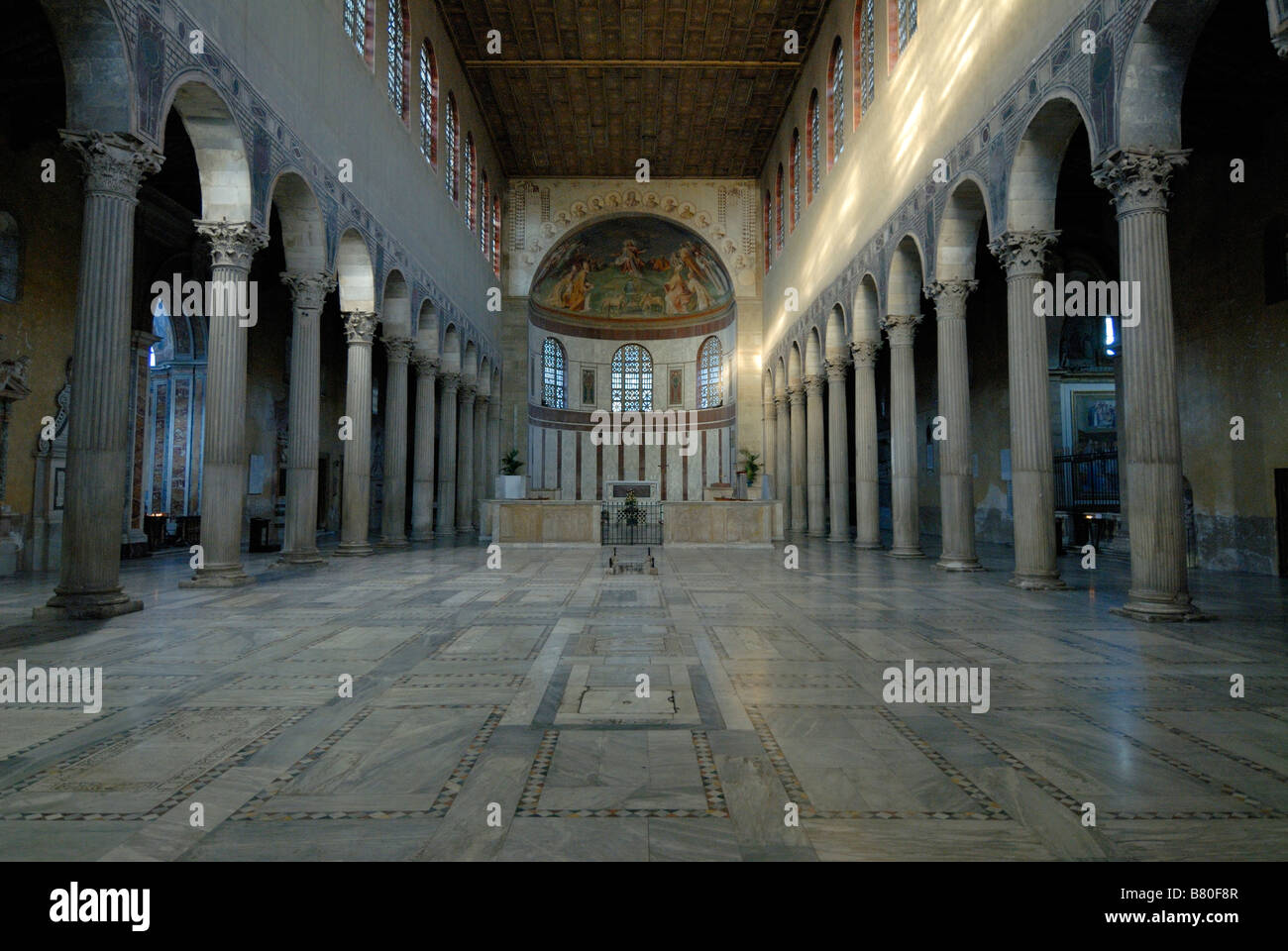 Rom Italien Basilika Santa Sabina Stockfoto