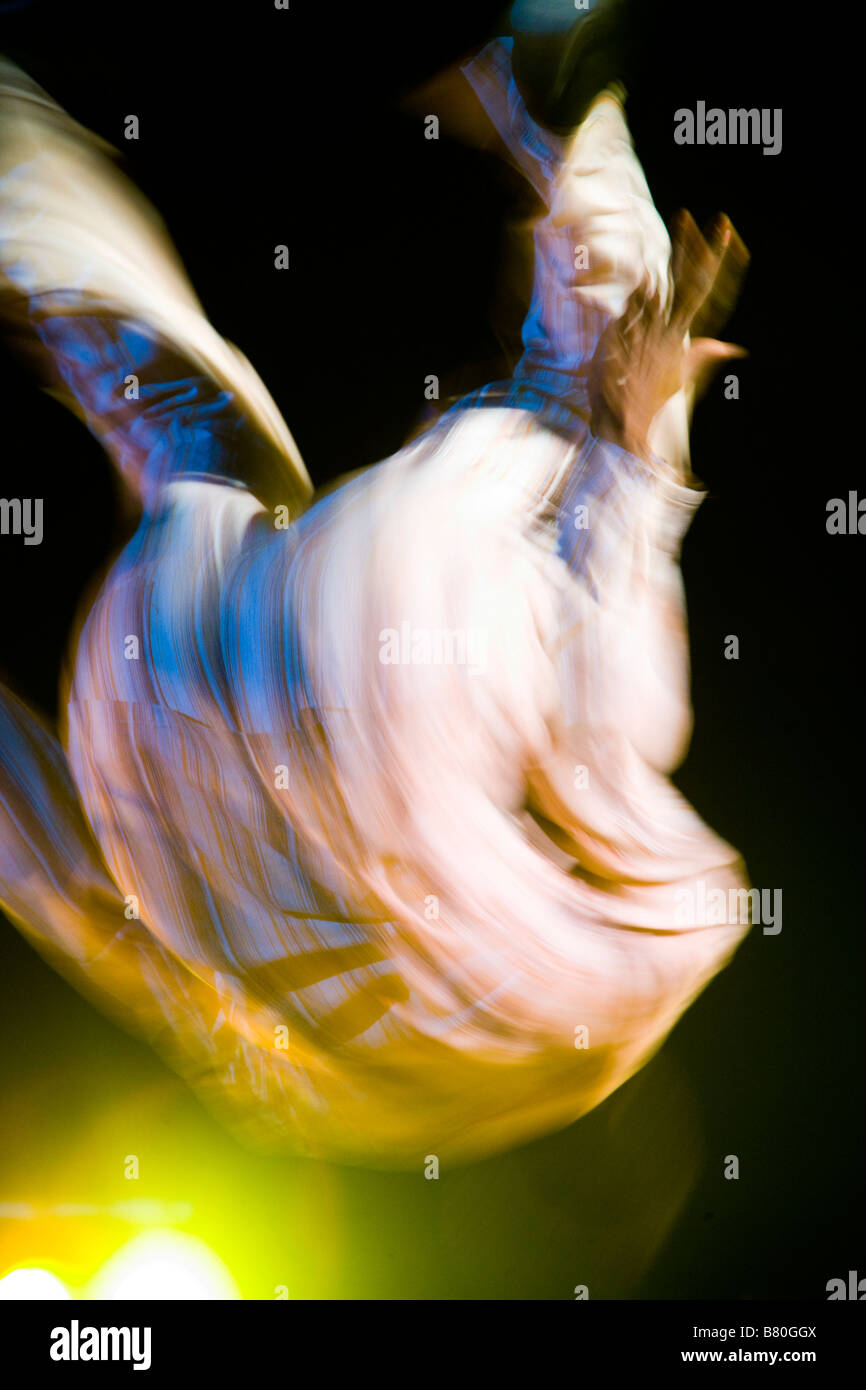 Tänzer spiegeln. Stockfoto