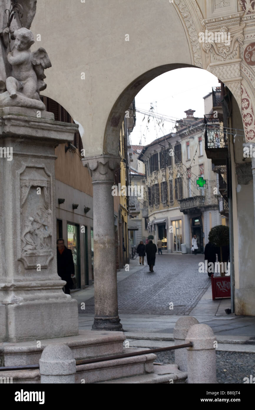 Straßenszene in Italien Stockfoto