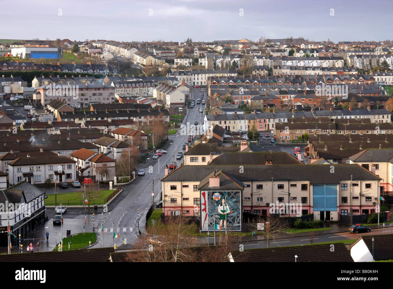 Bogside Londonderry-Nordirland Stockfoto