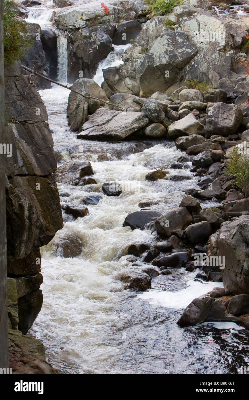 Die Wasserfälle von hohen Wasserfall Schlucht eine Attraktion New Yorks 6. Oktober 2008 Stockfoto