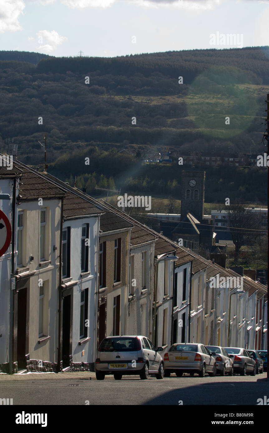 Wohneigentum Merthyr Tydfil Wales Großbritannien Europa Stockfoto