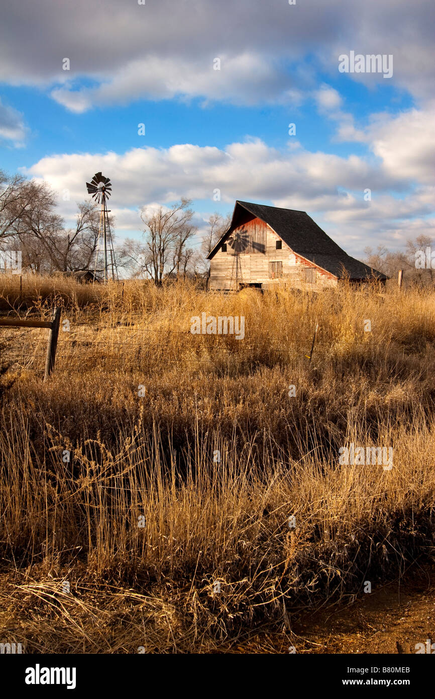 Eine Farm im ländlichen Nebraska 19. Januar 2009 Stockfoto