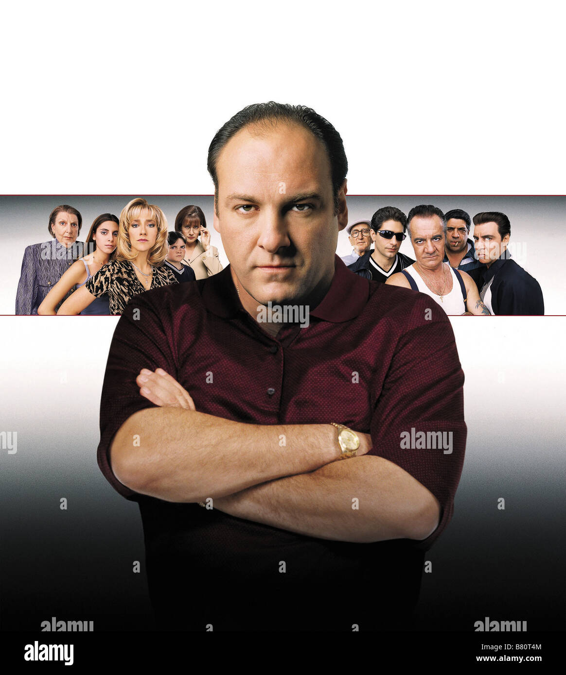 The Sopranos TV-Serie 1999-2007 USA 2000 Season 2 Erstellt von David Chase James Gandolfini Stockfoto