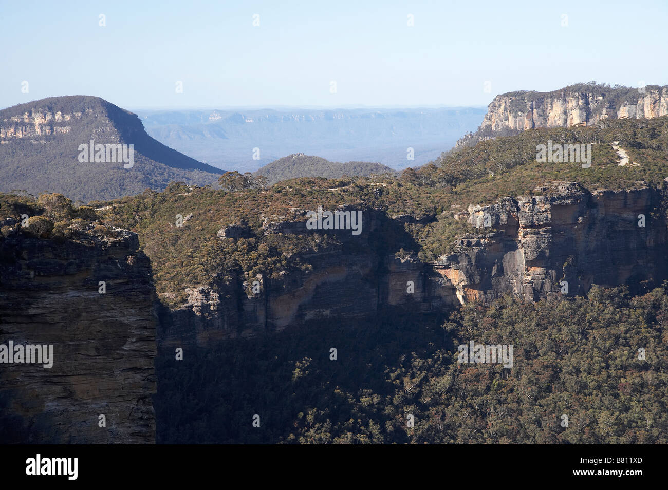 Schmalen Hals Katoomba Blue Mountains New South Wales Australien Stockfoto