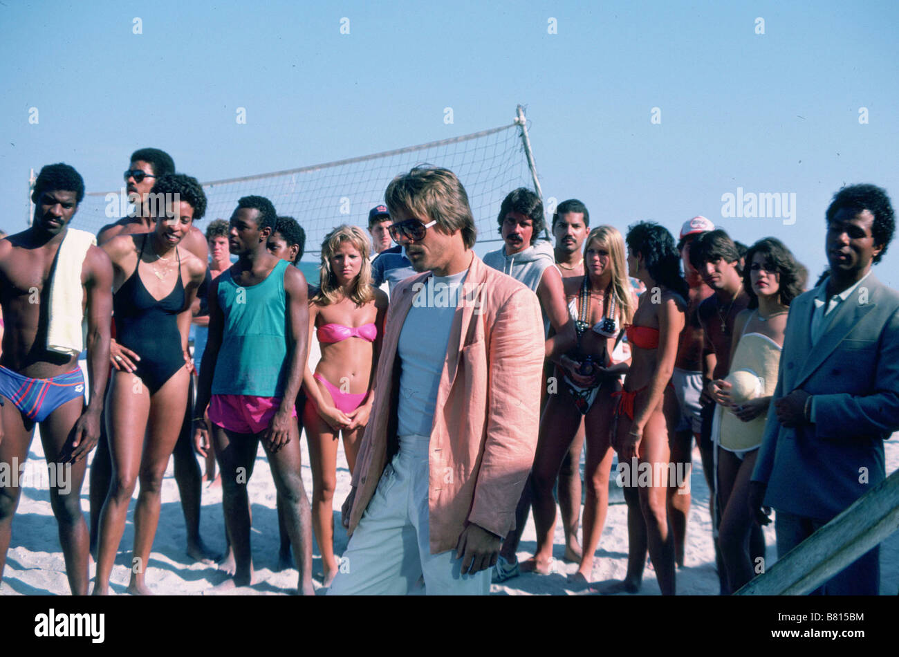 Deux flics à Miami (TV-Serie) Miami Vice (1984) [TV-Serie 1984-1989] usa Philip Michael Thomas, Don Johnson Erstellt von Anthony Yerkovich Stockfoto
