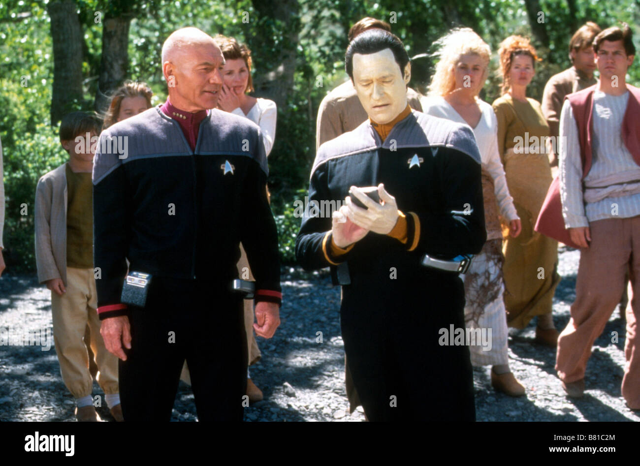 Star Trek Aufstand Jahr: 1998 USA Patrick Stewart, Brent Spiner Regie: Jonathan Frakes Stockfoto