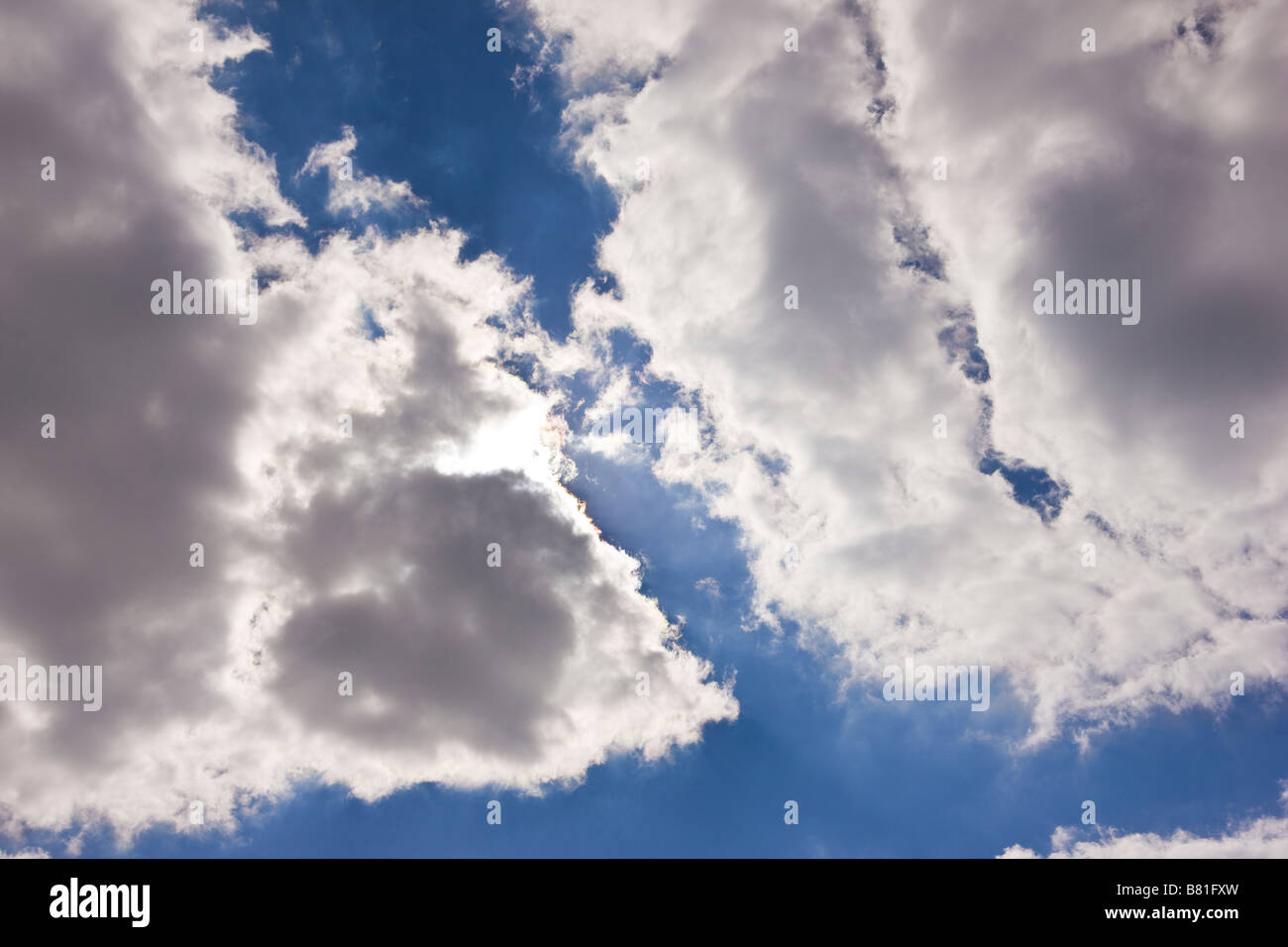 FLORIDA, USA - Wolkenbildung über den Everglades National Park. Stockfoto
