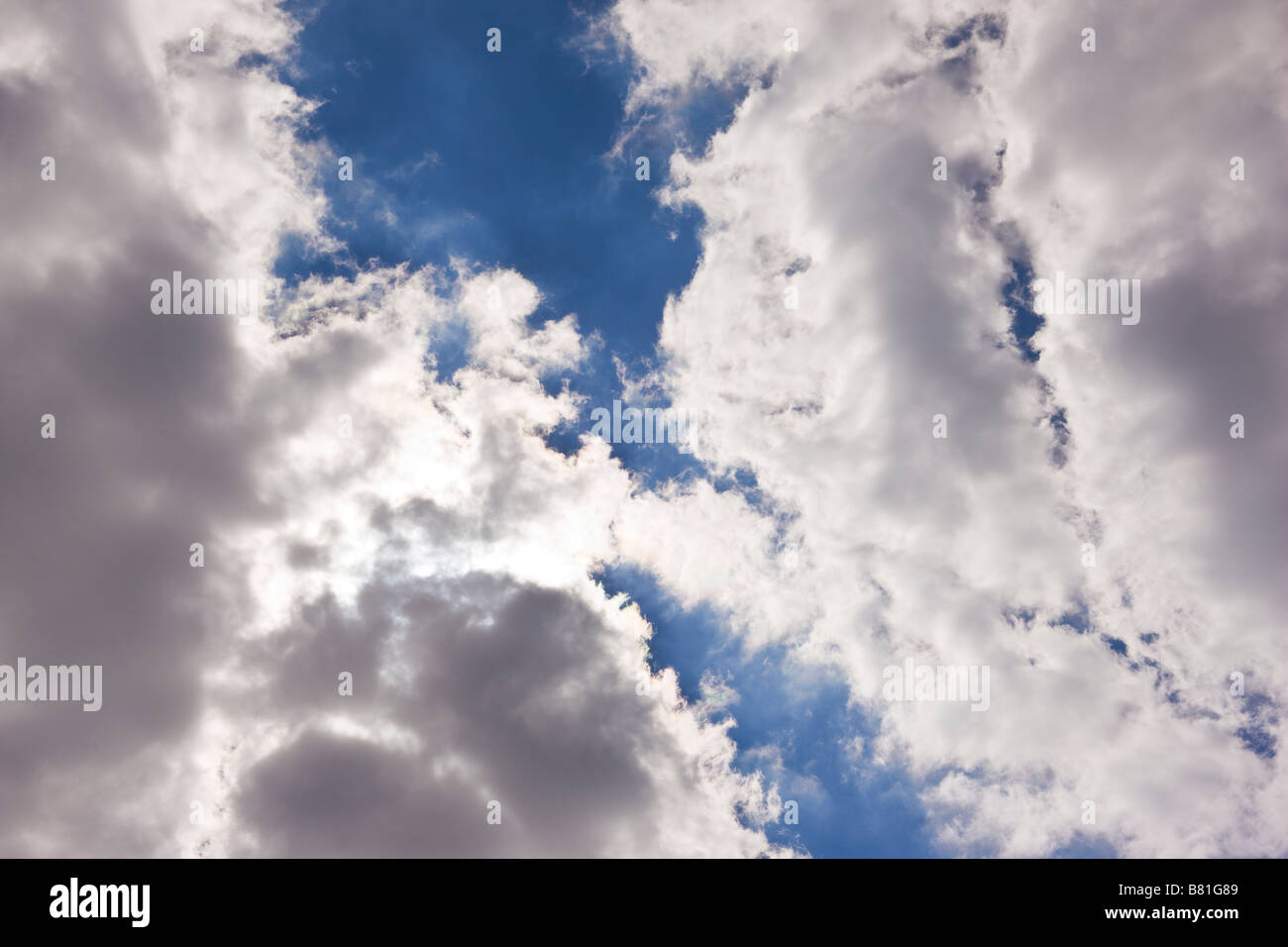 FLORIDA, USA - Wolkenbildung über den Everglades National Park. Stockfoto