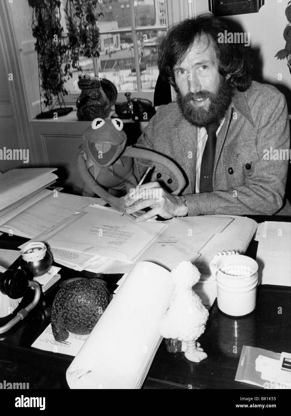 Jim Henson Jim Henson Jim Henson, der Muppet (Kermit der Frosch) Stockfoto