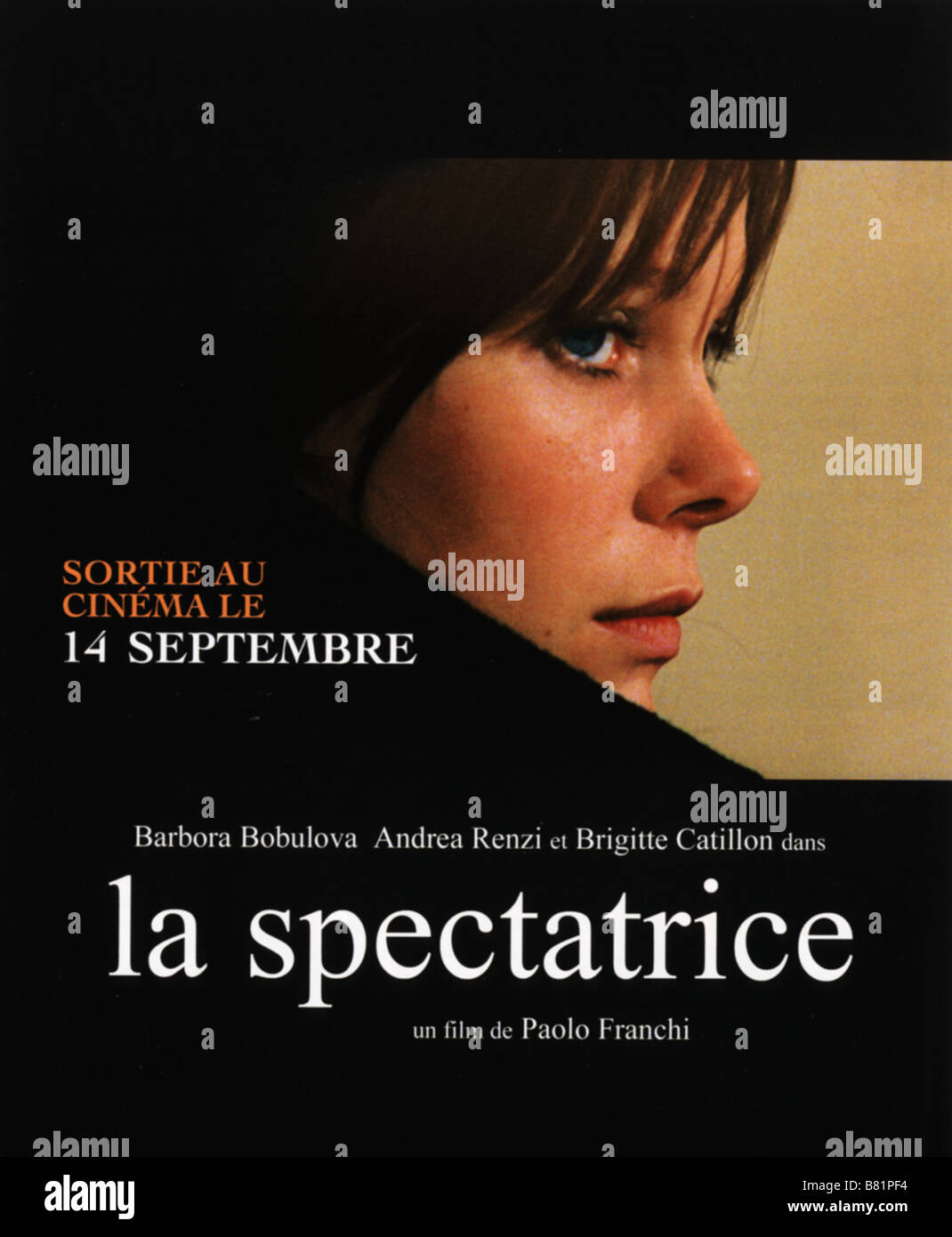 La Spettatrice Spectatrice, La Jahr: 2004 - Italien Poster/Affiche Barbora Bobulova Regie: Paolo Franchi Stockfoto