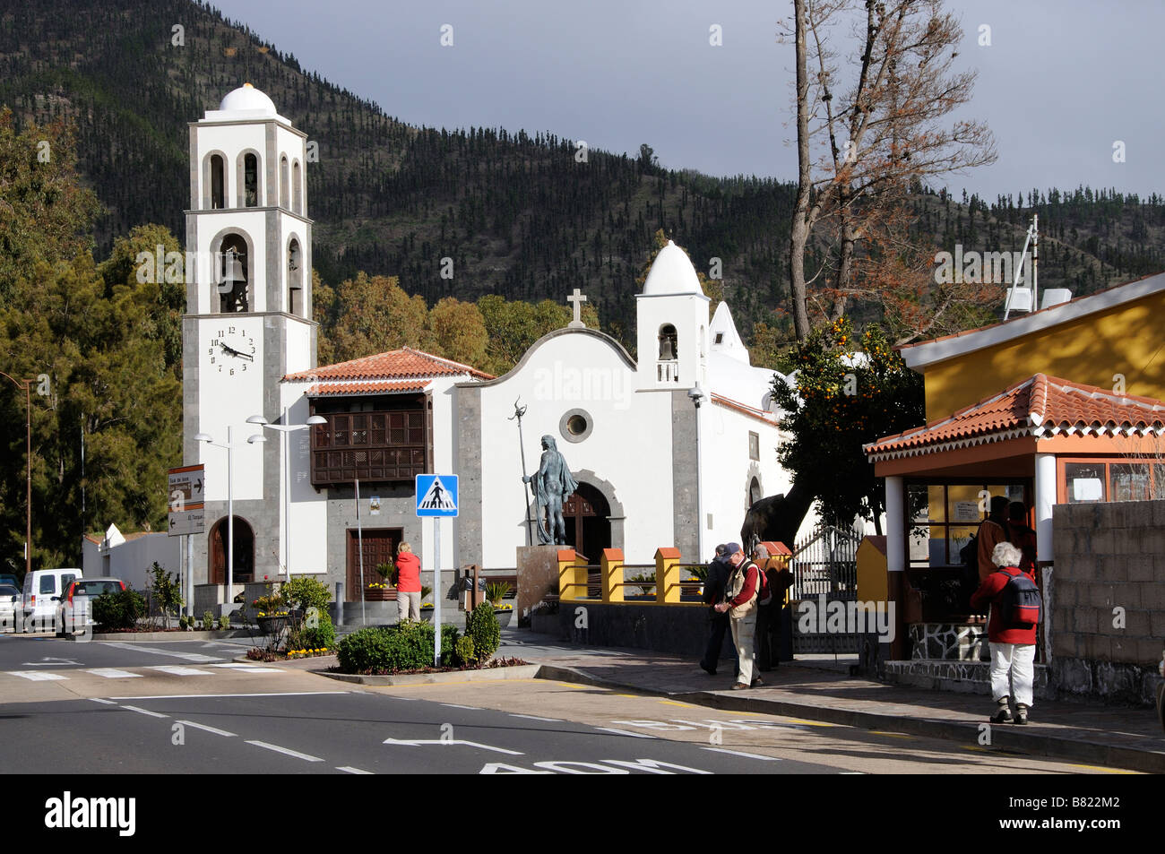 San Fernando Rey Kirche in Santiago de Teide in Teneriffa Kanarische Inseln Stockfoto