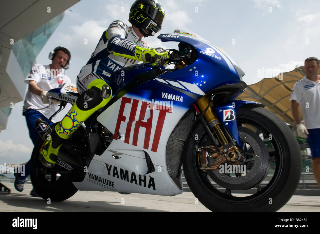 MotoGP-Weltmeister Valentino Rossi von Italien Stockfoto